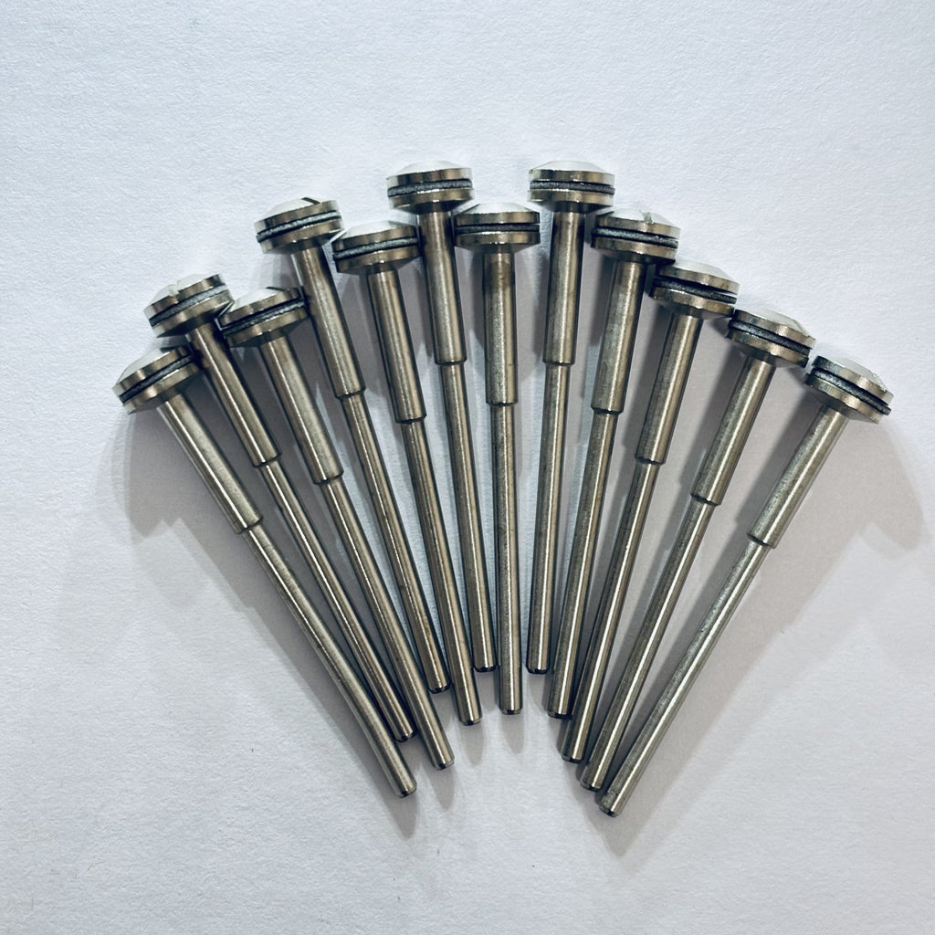 [KEYSTONE] Mandrel 3/32" Shank, 1/16" Screw, 8mm Large Head (12/pkg)