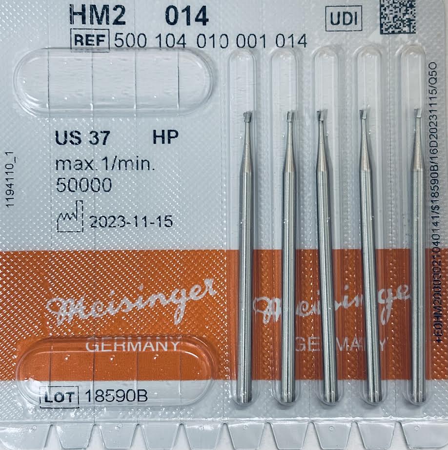 [Meisinger] HP Bur HM 2 - 33 1/2, 34, 35, 36, 37, 38, 39 - 5/PK