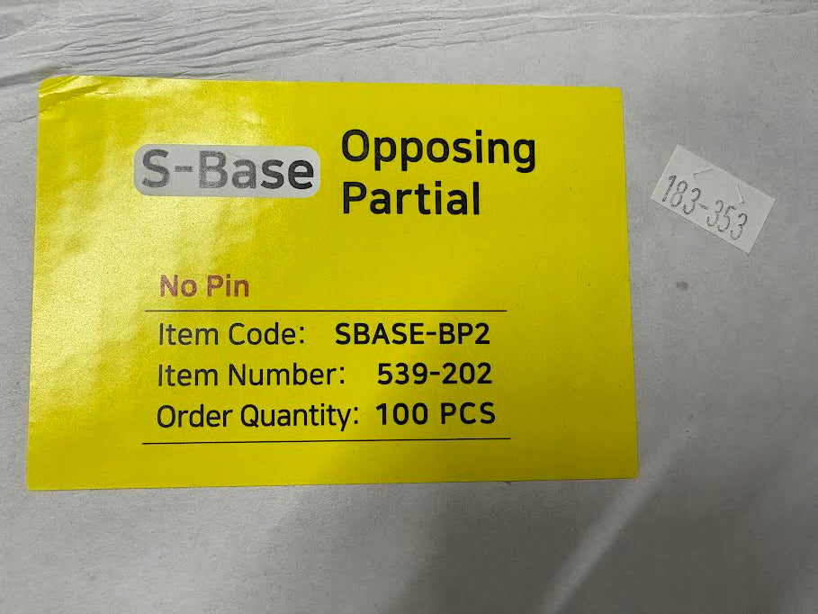 [META] S-Base System Partial Opposing - No Pins Brown (100 pcs)