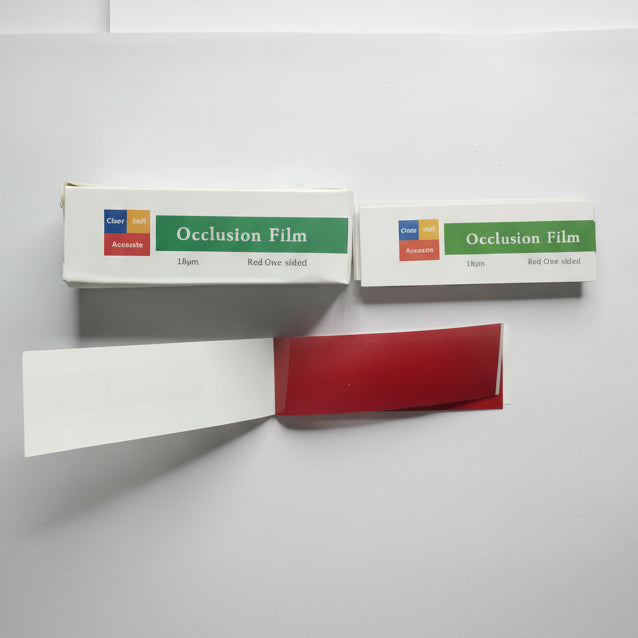 [DM] Occlusion Film 18μm Red One-sided (20 Books x 3 Sheets, 68x22mm)