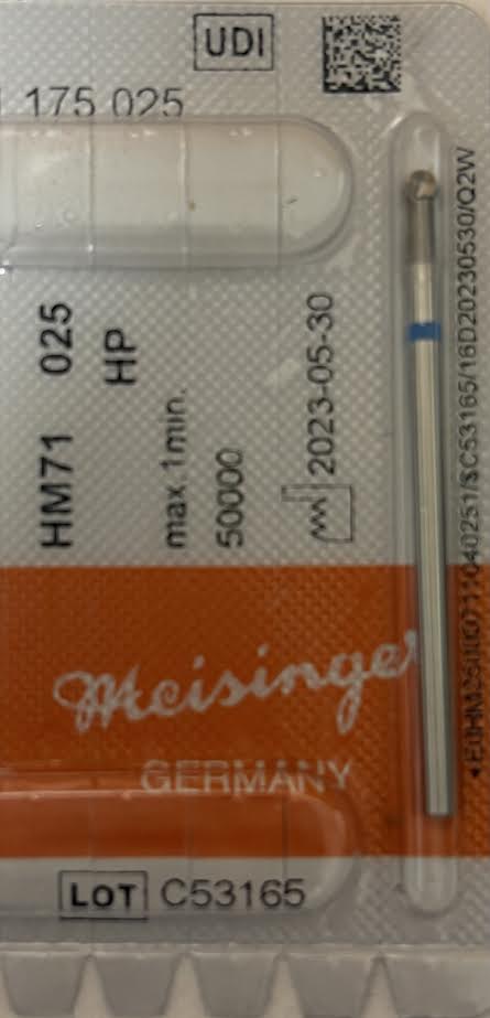 [Meisinger] HP Bur HM 71 - 025, 031, 040, 050 - 1/PK