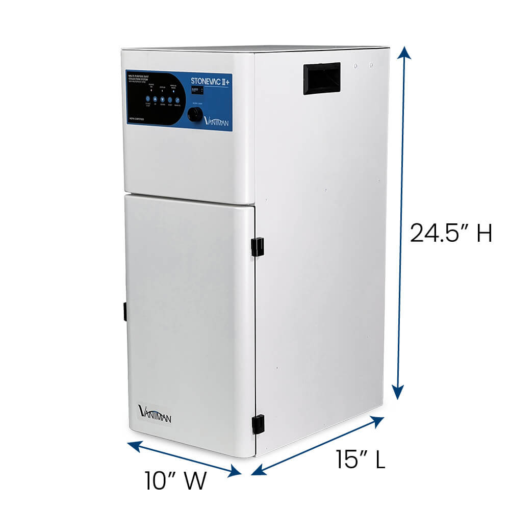 [Vaniman] StoneVac II Plus – 10202 (Dust Collectors Special Application) ( w | w/o Pre - Filter Accumulator )