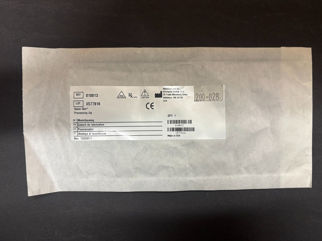 [Sterngold] Hader Bar Processing Jig SKU 810013