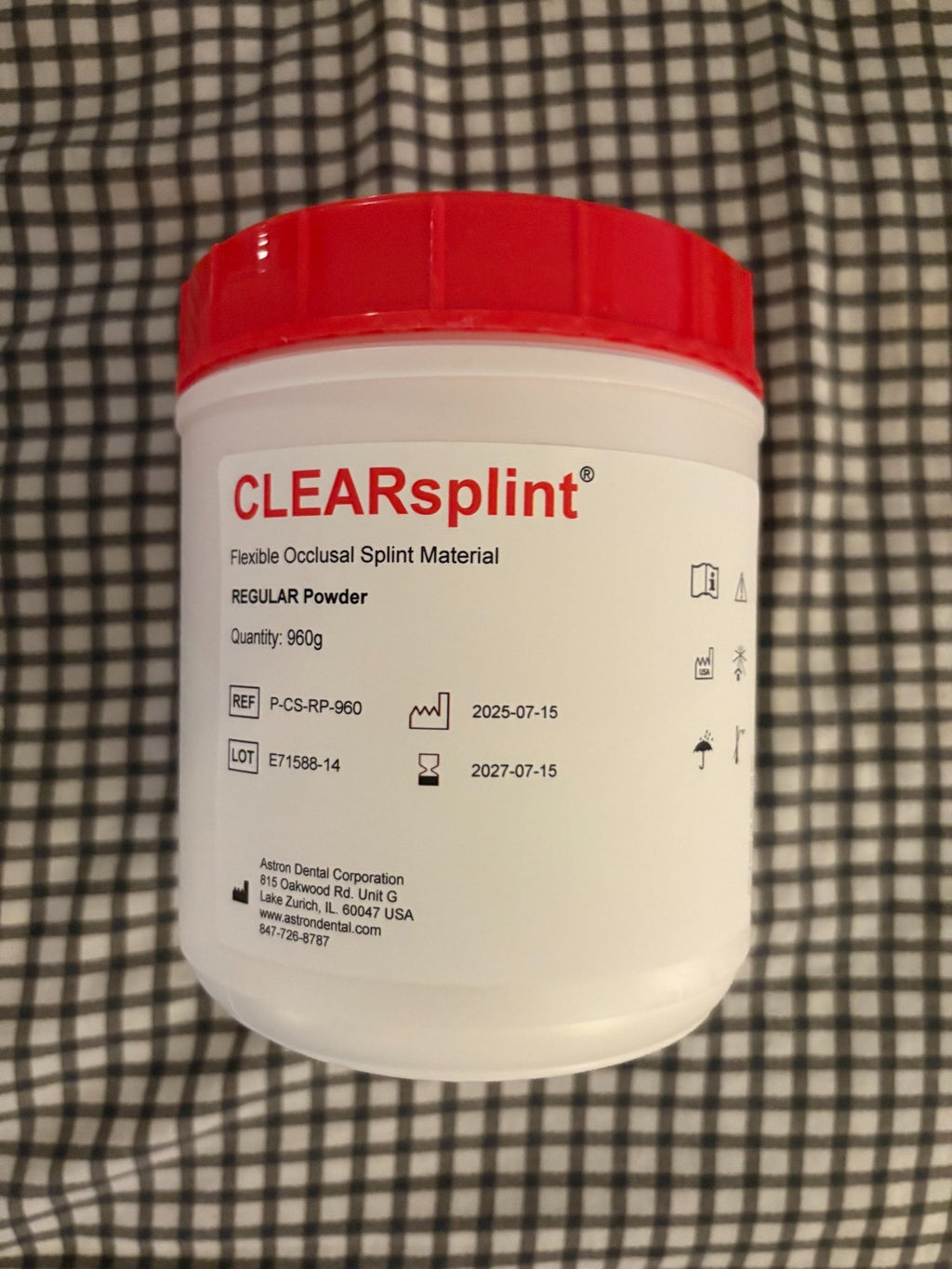 [Astron Dental] Clearsplint Regular Super Economy Kit (960g Powder, 720g Liquid)