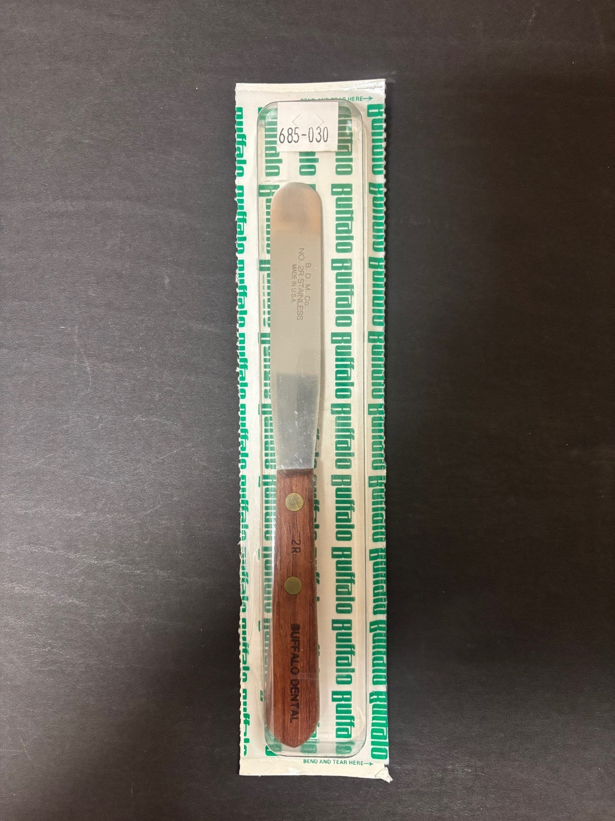 [Buffalo] Spatulas / Wood Handle 2R FLEXIBLE, 3R STIFF, 8R STIFF. 10R x-STIFF