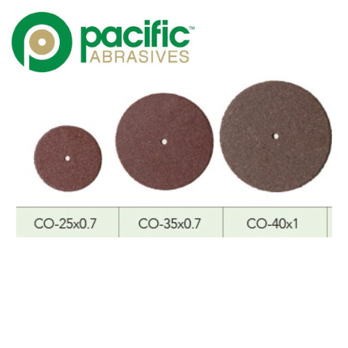 [Pacific Abrasives] Cut Off Discs Aluminum Oxide 25x0.7mm 35x0.7mm, 40x1mm 100/bx
