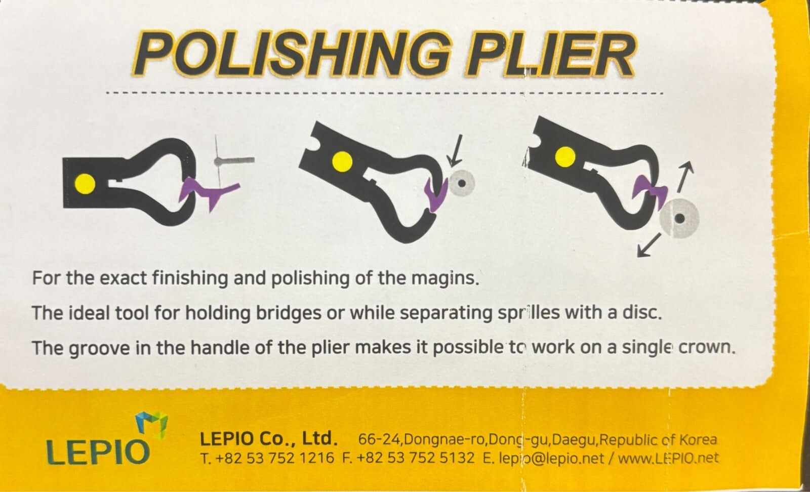 [Lepio] Korean Dental Polishing Plier