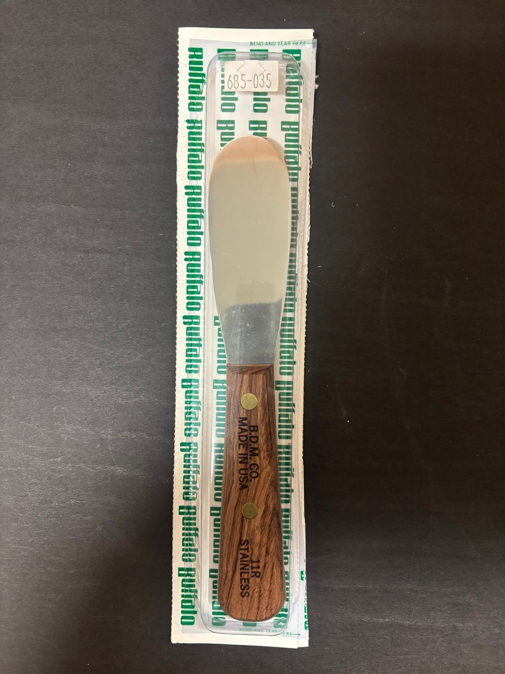 [Buffalo] Spatulas/ Wood Handle 11R FLEXIBLE, 14R Rigid Blade, 16R X-STIFF