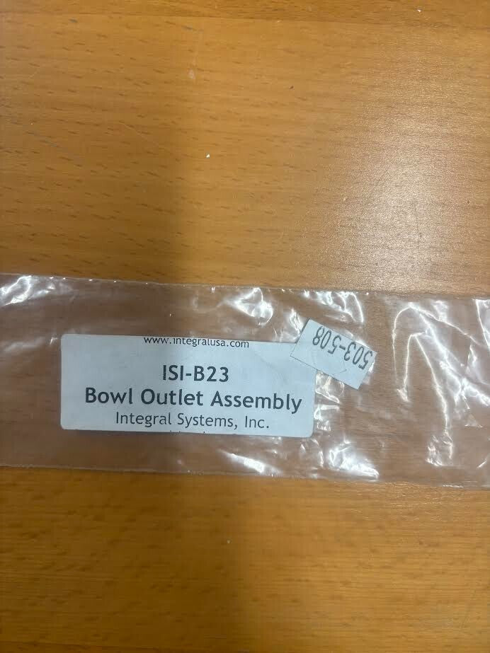 [Integral Systems] Abrasive Bowl Outlet Assembly ISI-B23 25-150um Integral Systems Dust Collectors