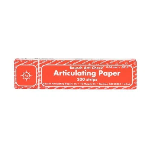 [Bausch] Articulating Paper Blue (BK-09), Red (BK-10) Extra Thin 200pk,RED(BK31)