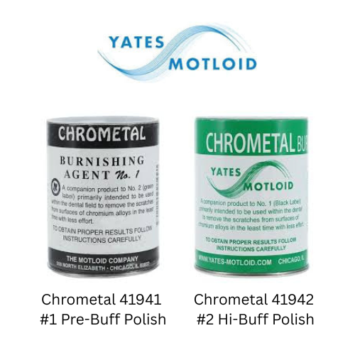 [YATES & MOTLOID] Chrometal 41941 #1 Pre-Buff Polish & 41942 #2 Hi-Buff PoLISH