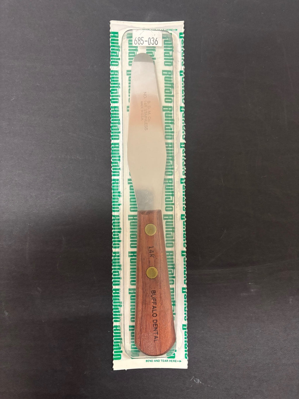 [Buffalo] Spatulas/ Wood Handle 11R FLEXIBLE, 14R Rigid Blade, 16R X-STIFF