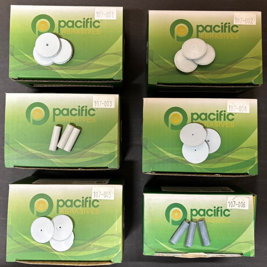 [Pacific Abrasives] Porcelain Polishers Silicone Carbide Light Blue and White