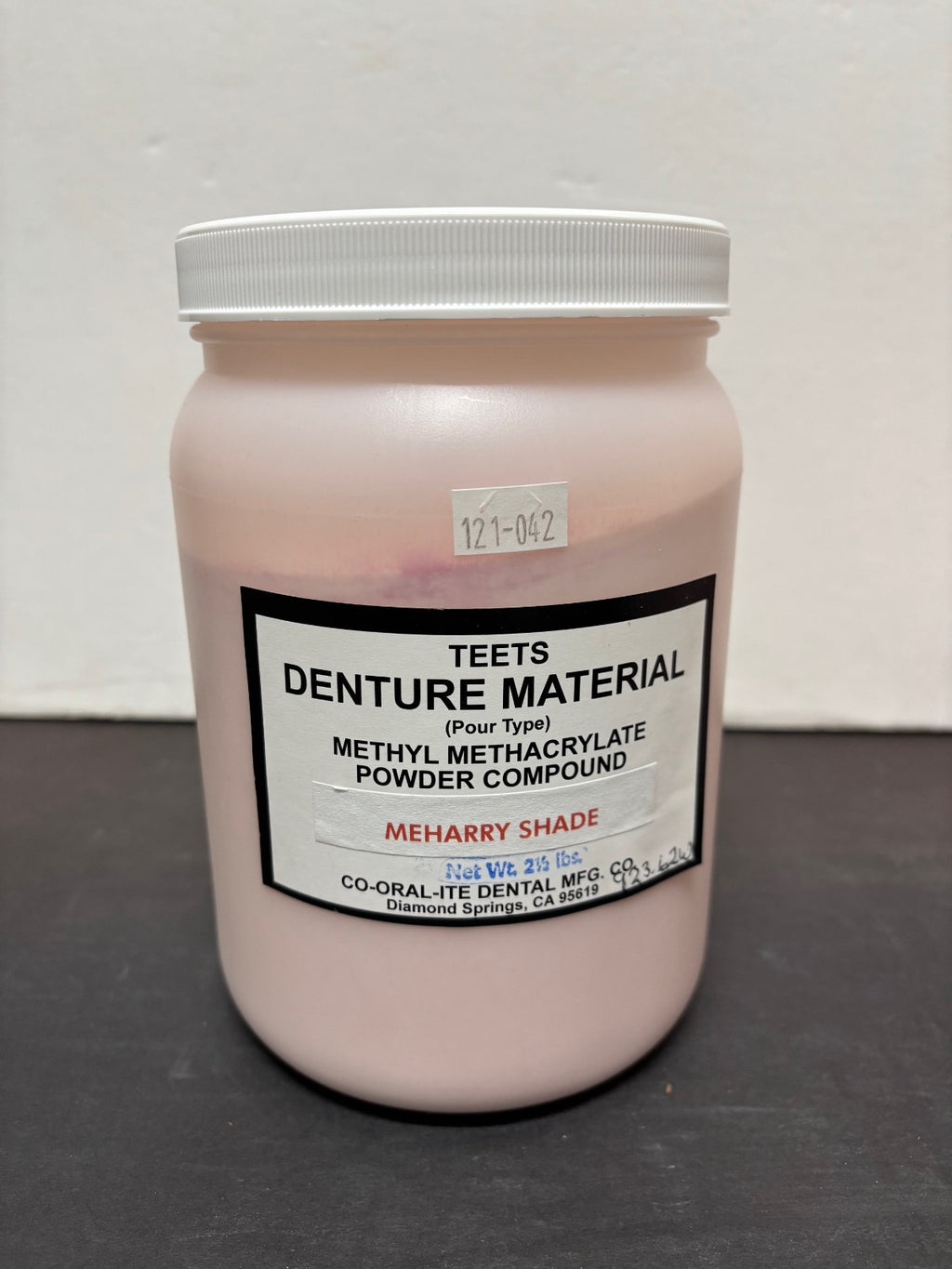 [CO-ORAL-ITE Dental TEETS] Pour Type Tissue Shade 90173, Meharry, Veined 5174, Clear Powder, Liquid