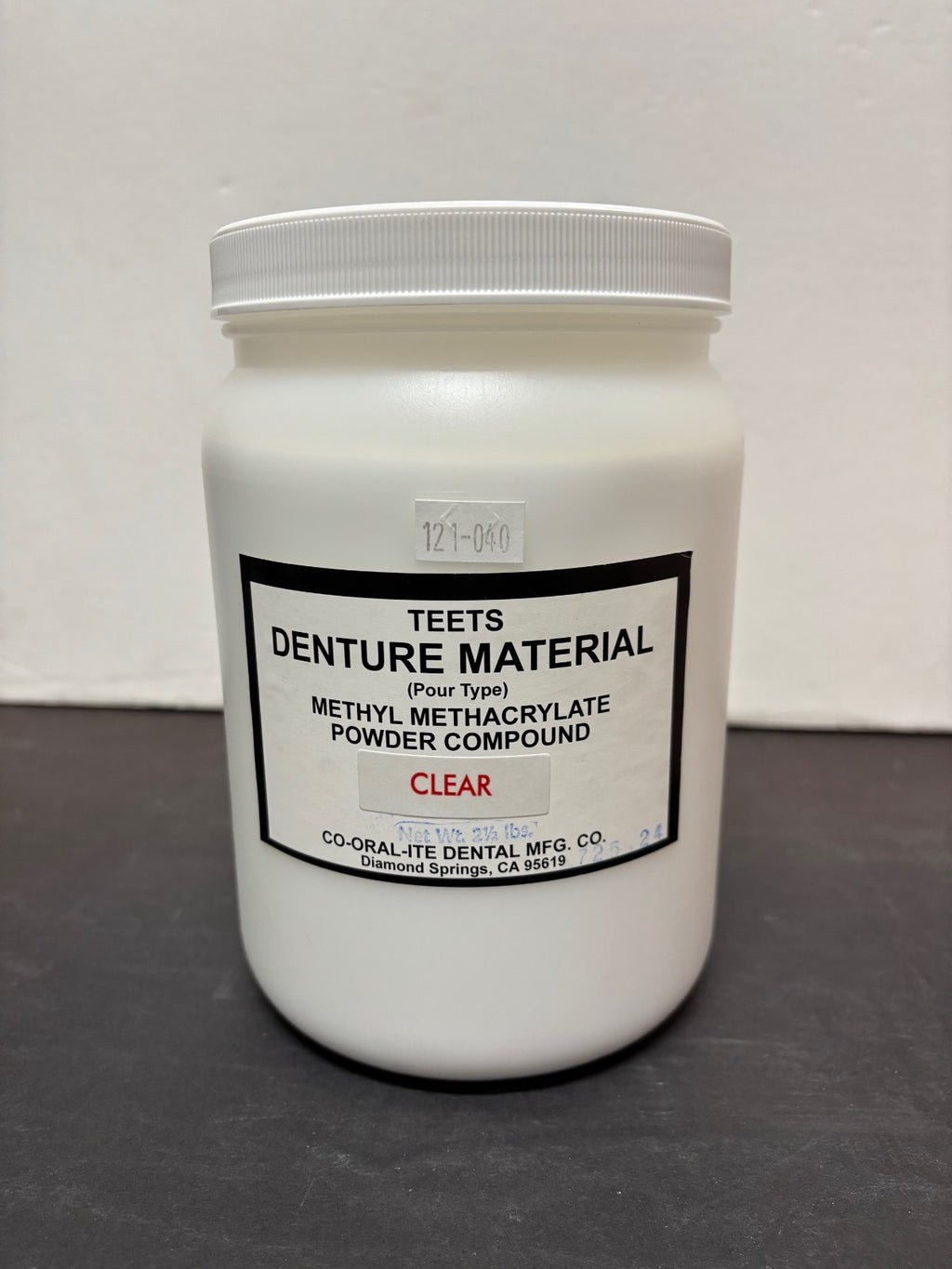 [CO-ORAL-ITE Dental TEETS] Pour Type Tissue Shade 90173, Meharry, Veined 5174, Clear Powder, Liquid