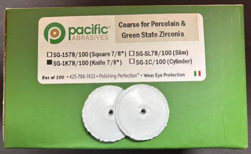 [Pacific Abrasives] Porcelain Polishers Silicone Carbide Light Blue and White