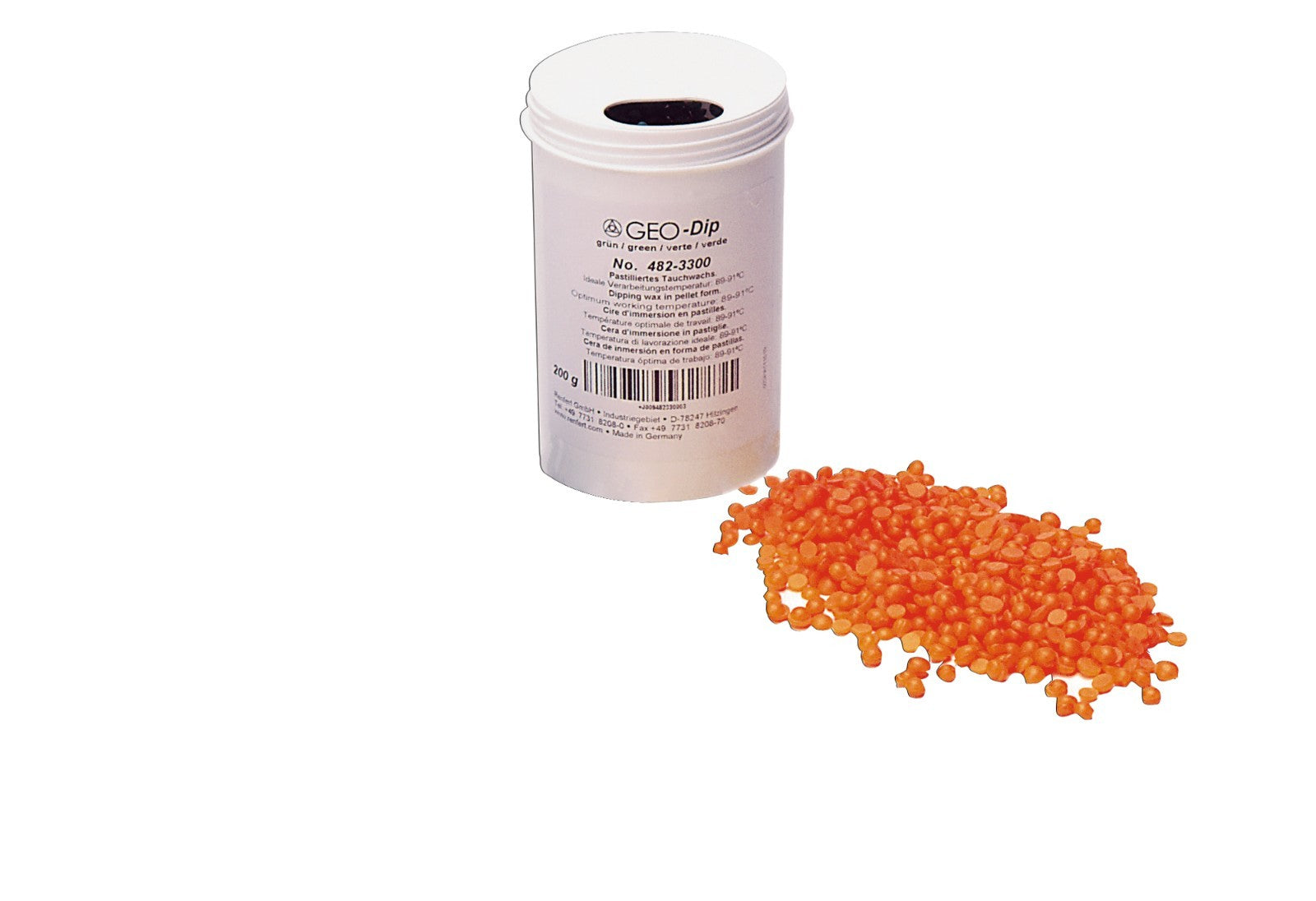 [RENFERT] GEO DIPPING WAX YELLOW, GREEN, ORANGE 200gm
