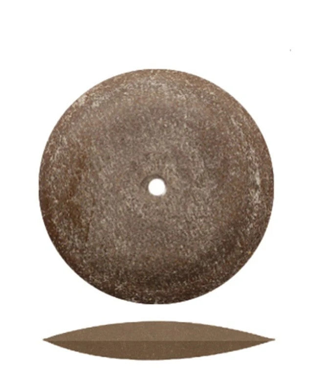 [Dedeco] Classic (Blue, Brown) Knife-Edge Rubber Wheels 7/8" 100/Bx