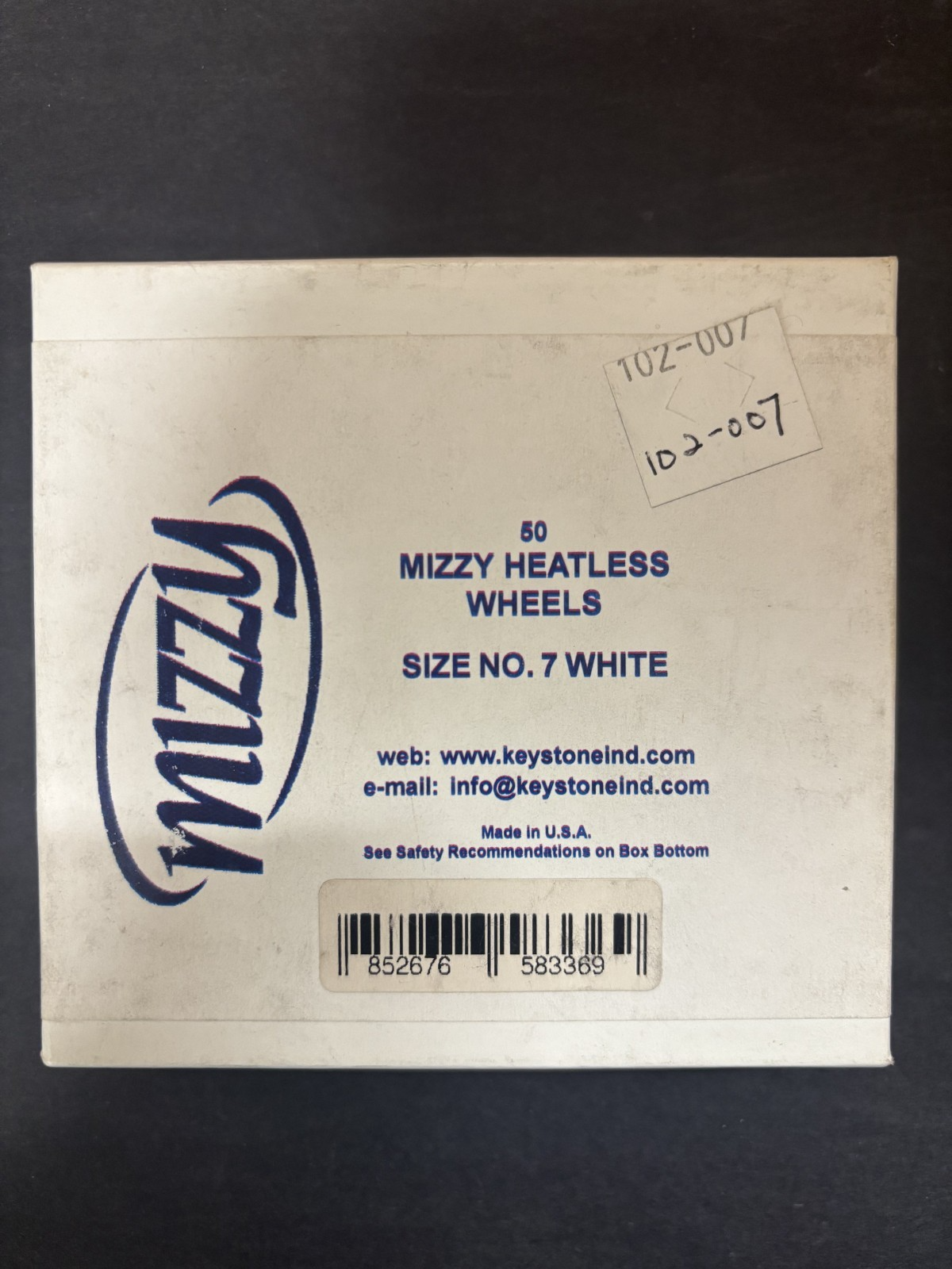 [Mizzy] [BesQual] Heatless Wheel White #1, 2, 4, 5, 6, 7, 8 (Mizzy), 3 (BesQual) 50Pkg