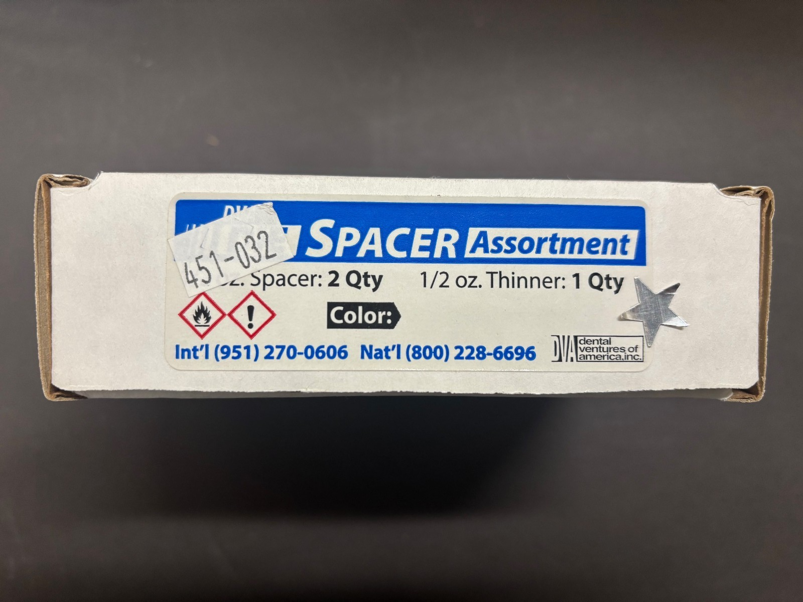 [ DVA ] Die Spacer Gold, Silver, Blue, Red 1oz / Thinner 0.5oz