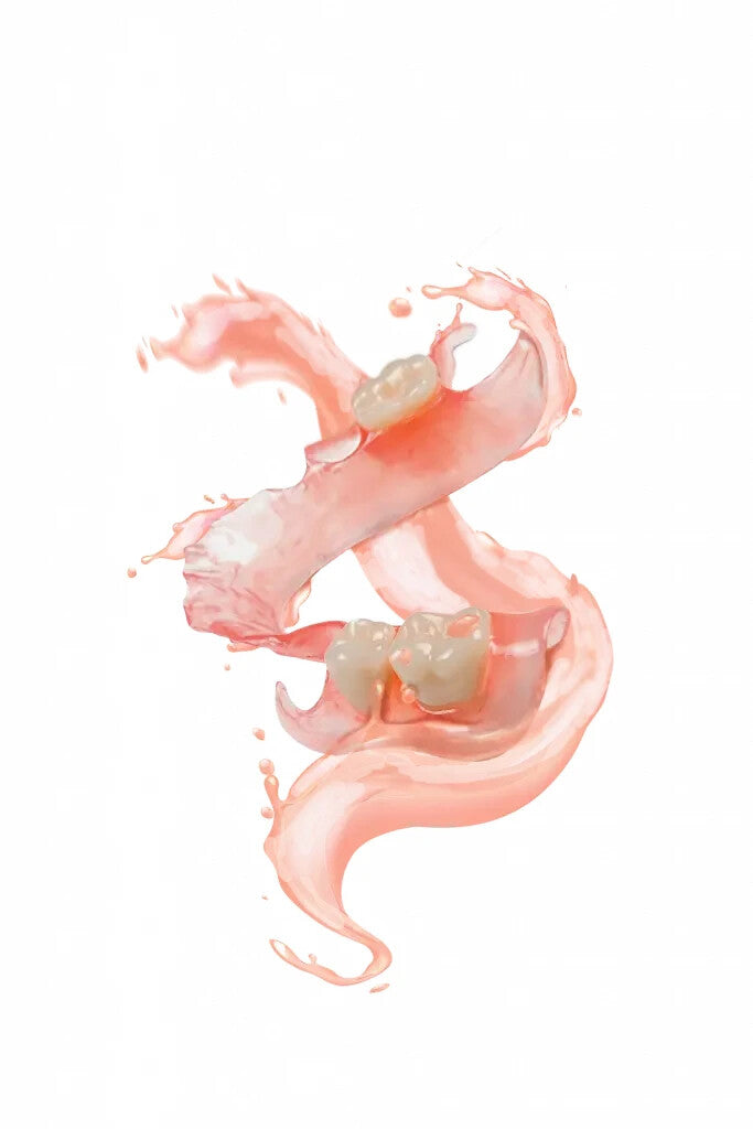 [TCS] Unbreakable by TCSDark Pink Small Medium Large Thermoplastic Dental Resin