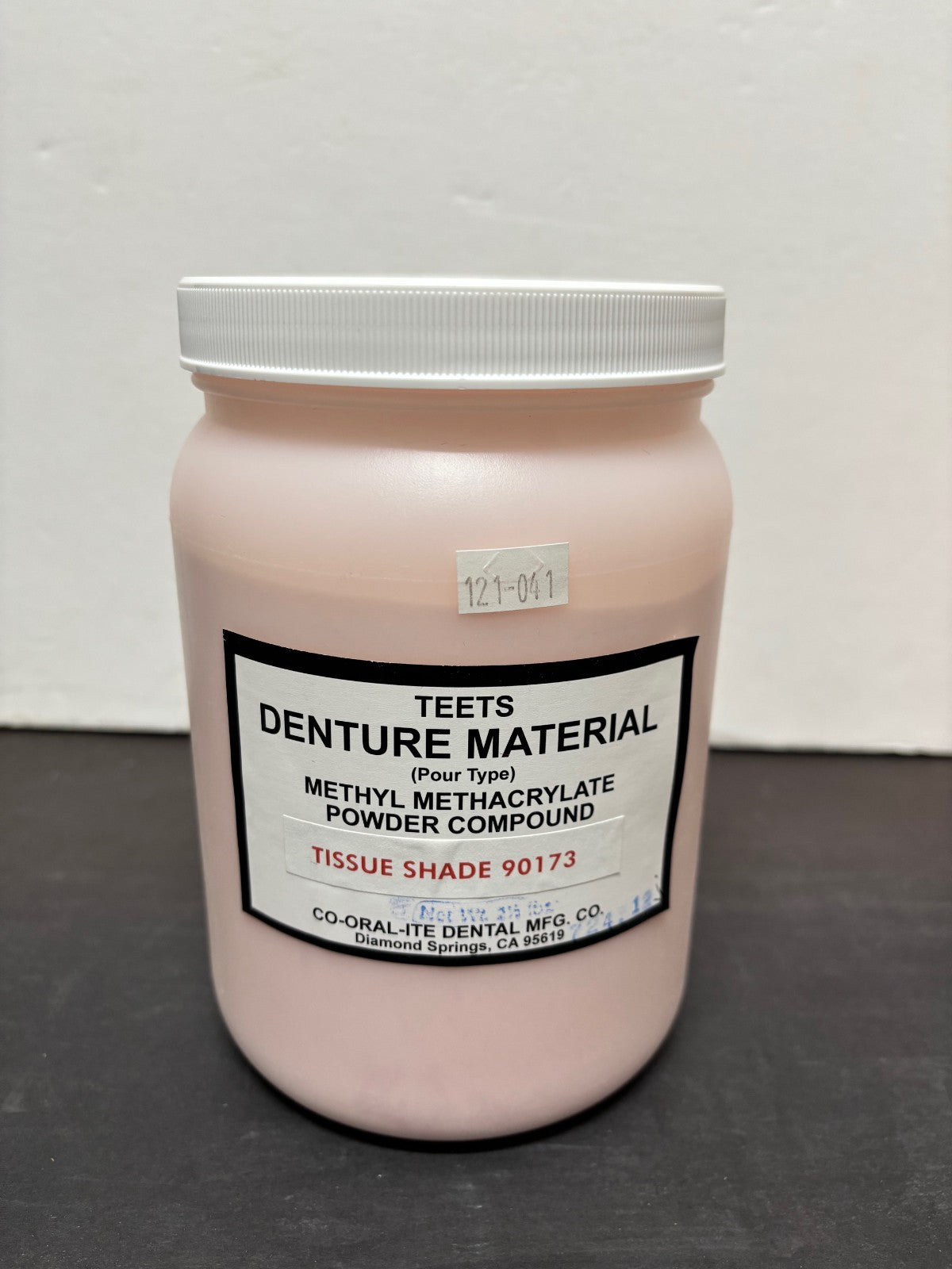 [CO-ORAL-ITE Dental TEETS] Pour Type Tissue Shade 90173, Meharry, Veined 5174, Clear Powder, Liquid