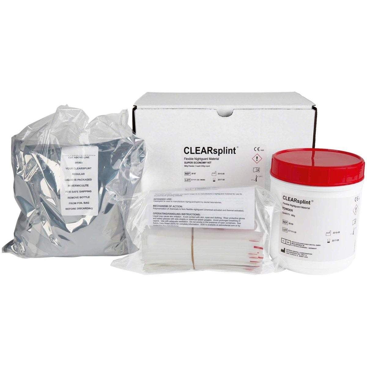 [Astron Dental] Clearsplint Regular Super Economy Kit (960g Powder, 720g Liquid)