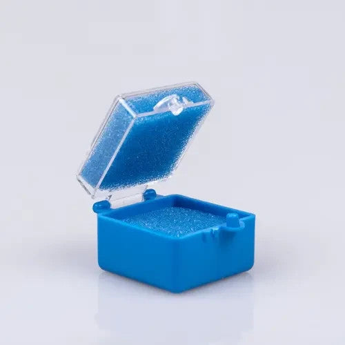 1 inch Black/Blue plastic Box 1000/pkg & 2 inch Black 24/pkg With Form Insert