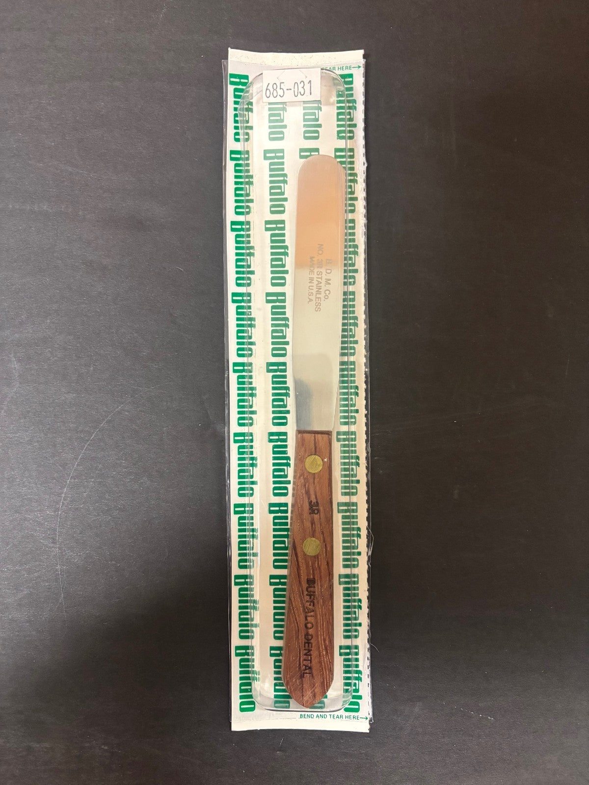 [Buffalo] Spatulas / Wood Handle 2R FLEXIBLE, 3R STIFF, 8R STIFF. 10R x-STIFF