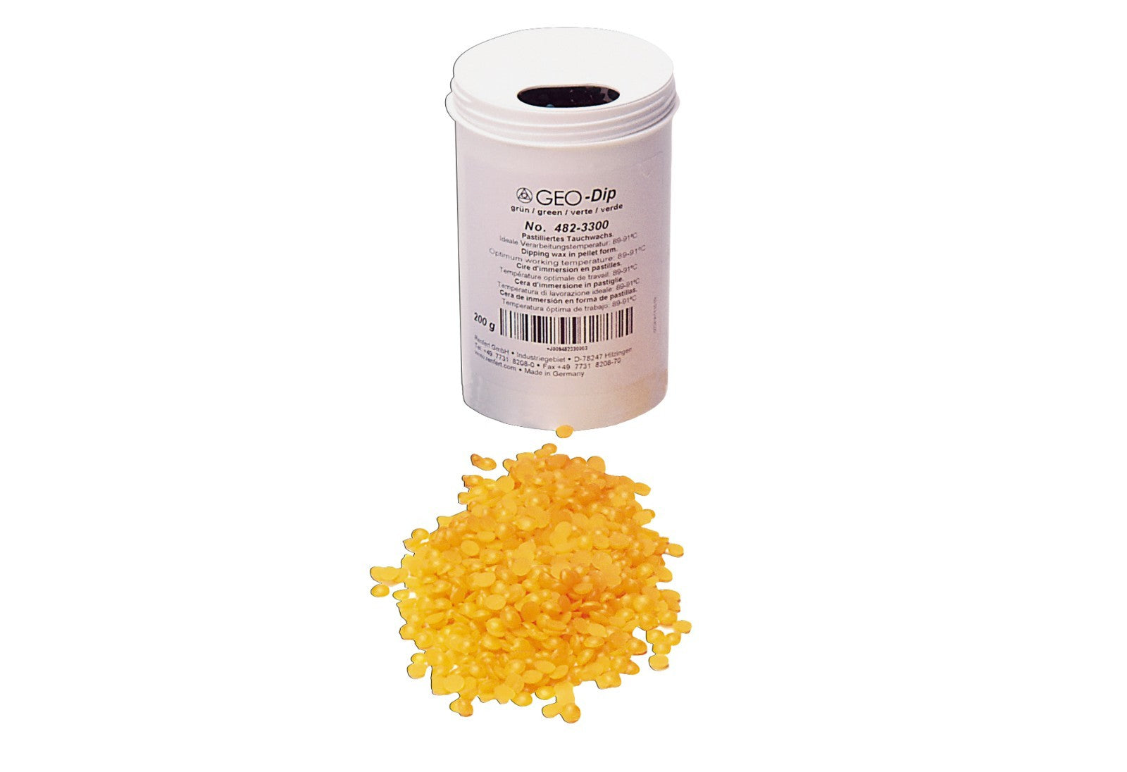 [RENFERT] GEO DIPPING WAX YELLOW, GREEN, ORANGE 200gm