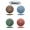 [Dedeco] Classic (Blue, Brown) Knife-Edge Rubber Wheels 7/8" 100/Bx