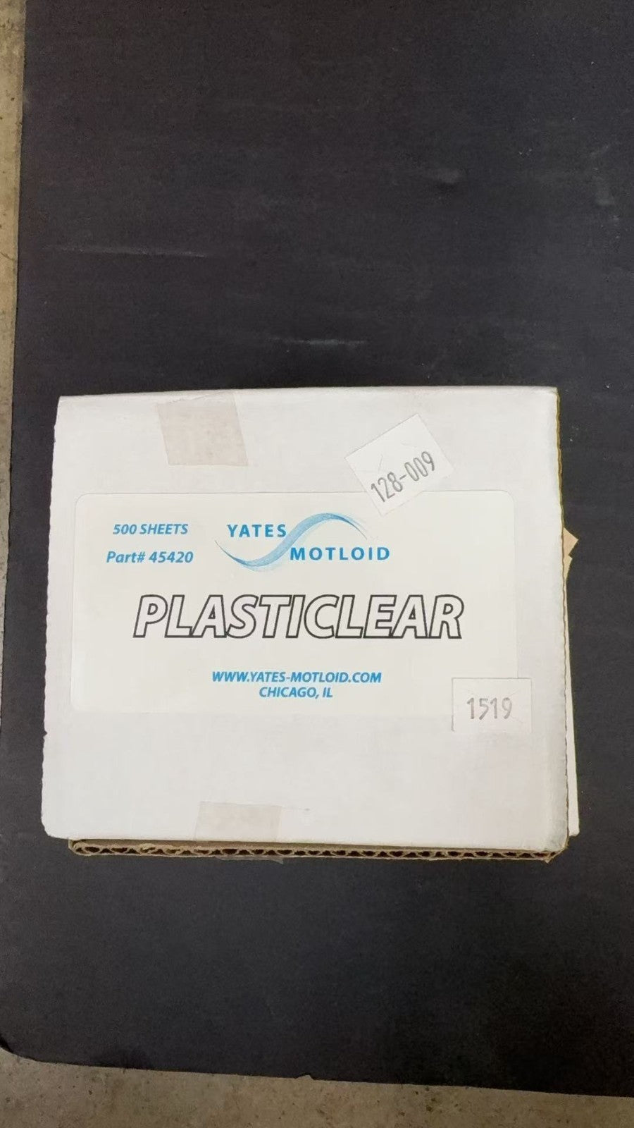 [YATES MOTLOID] Plasticlear Separating Film Plastic Sheets Box of 500 Sheets