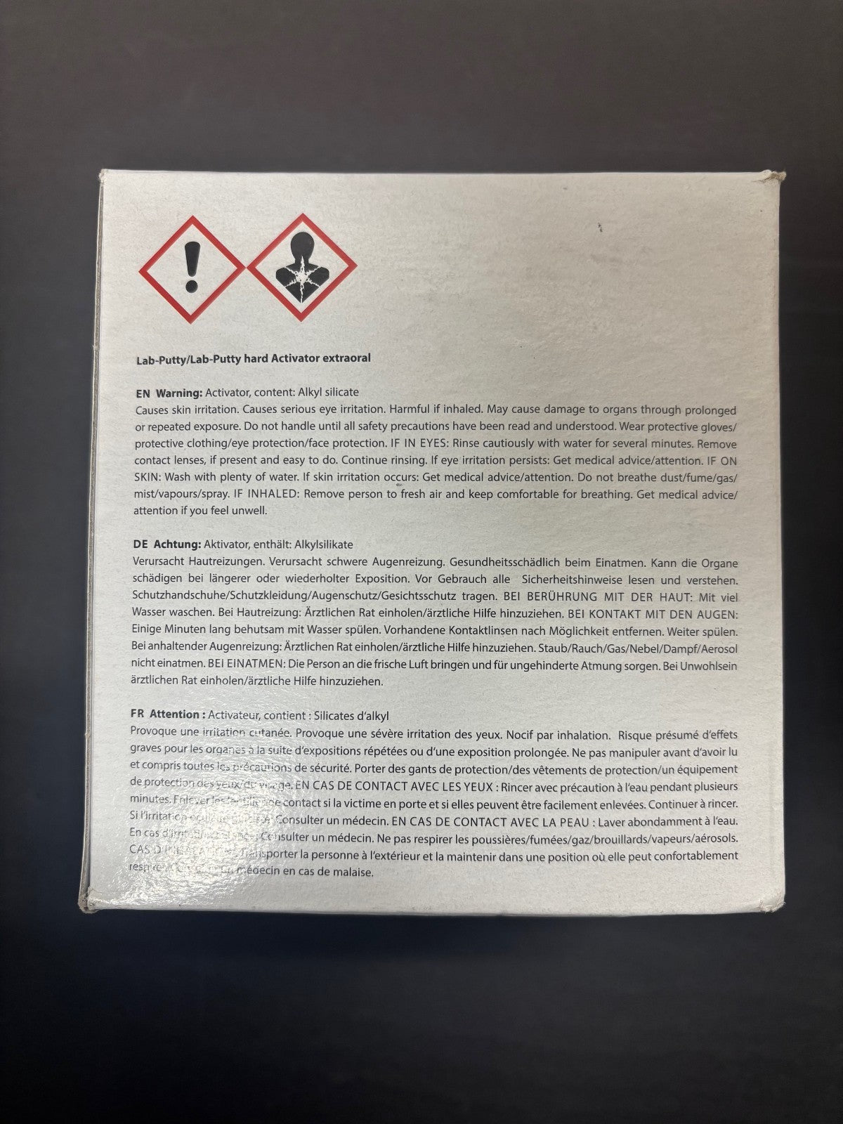 [COLTENE] LAB PUTTY COMPLETE KIT 900ml, Lab putty Activator (40 ml,  6 x 40 mL)