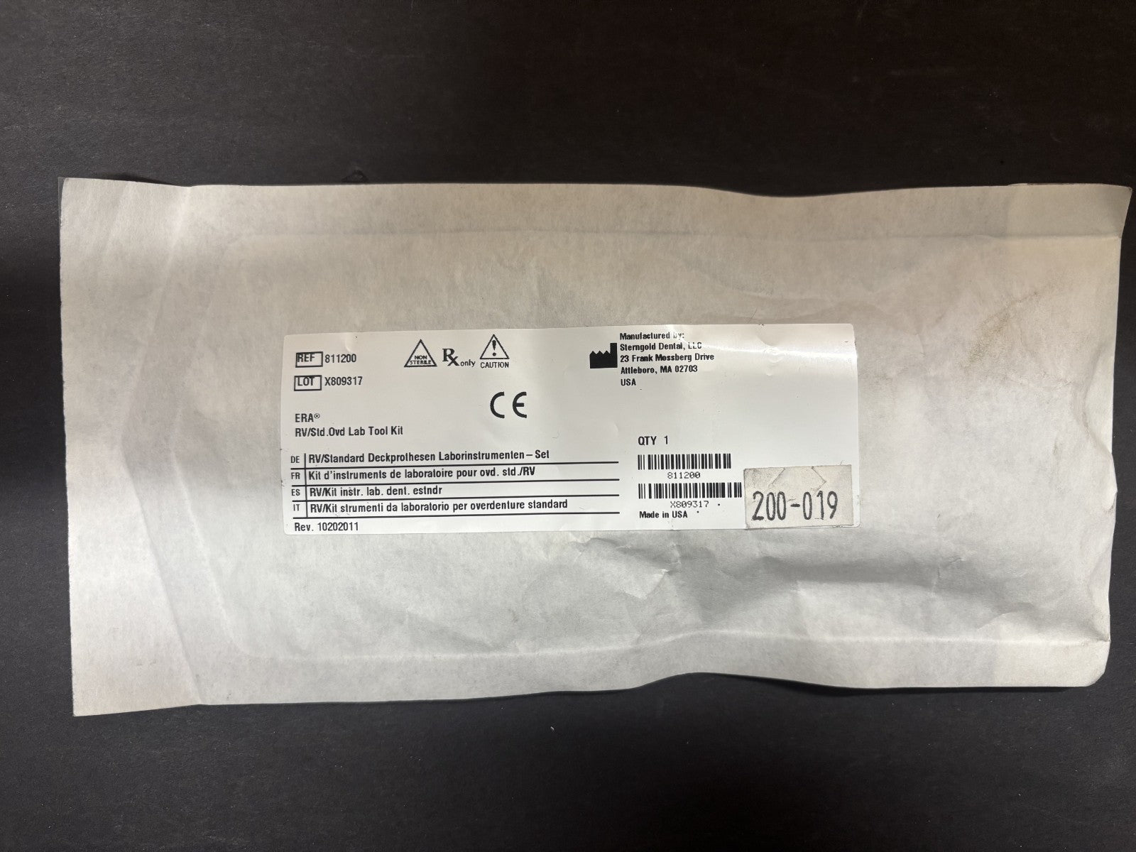 [Sterngold] ERA Laboratory Tool kit SKU 811200