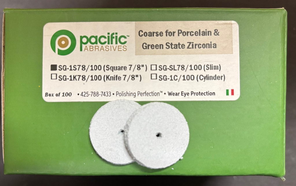 [Pacific Abrasives] Porcelain Polishers Silicone Carbide Light Blue and White