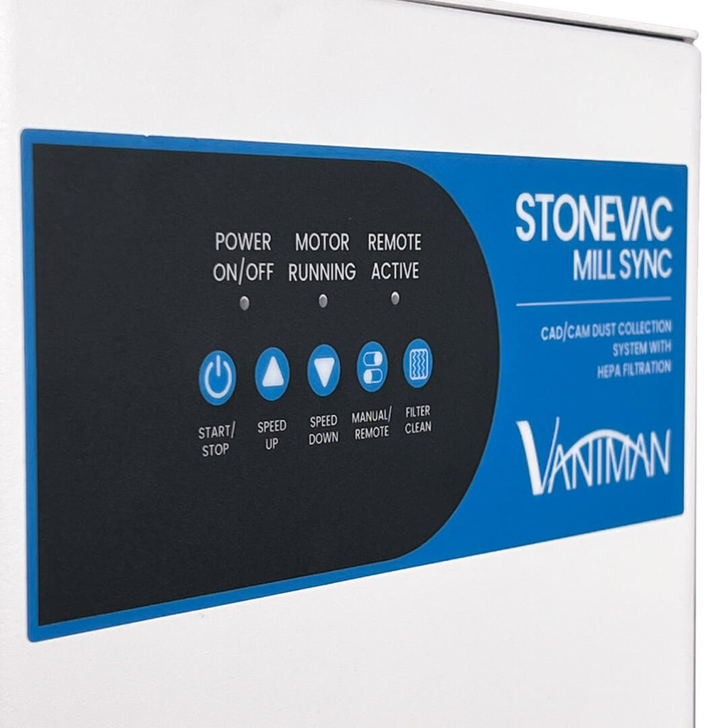 [Vaniman] StoneVac Mill Sync for CAD/CAM – 11060 (Dust Collectors Special Application) (22 CAM Link options)