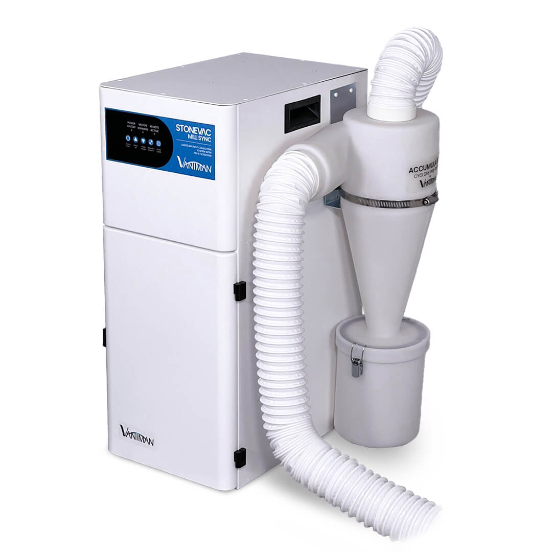 [Vaniman] StoneVac Mill Sync for CAD/CAM – 11060 (Dust Collectors Special Application) (22 CAM Link options)