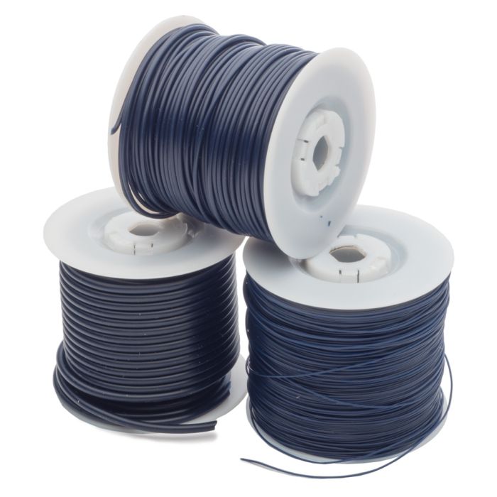 [Carmel] Round Wire Spool Wax # 12, #14 gauge 1/2 pound Blue