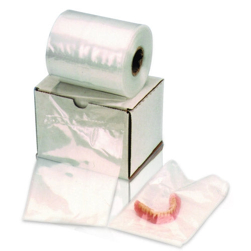 BUFFALO Denture Bags heat sealed, 5in x 6in , x-strong .002in