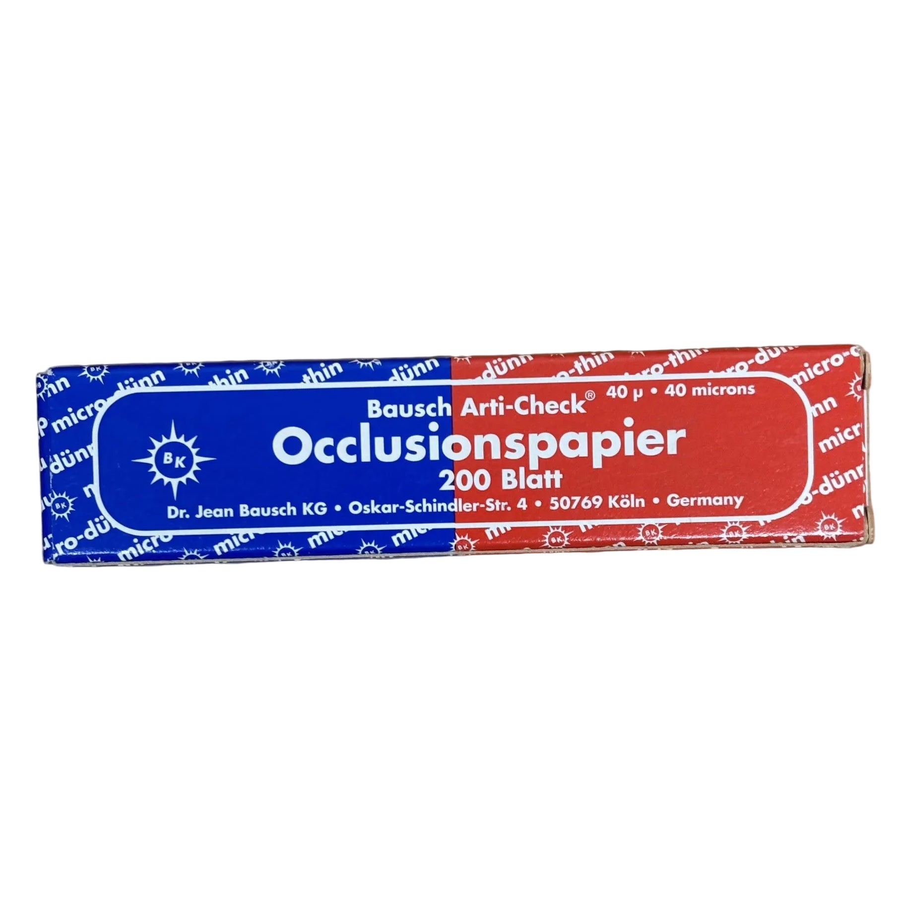 Articulating Paper Arti-Check Micro-Thin Booklets Straight Blue/Red 200/Strips
