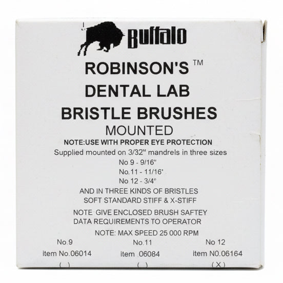 [Buffalo] Robinson's Brush #12 Standard Stiff (144 Ea) No.06164