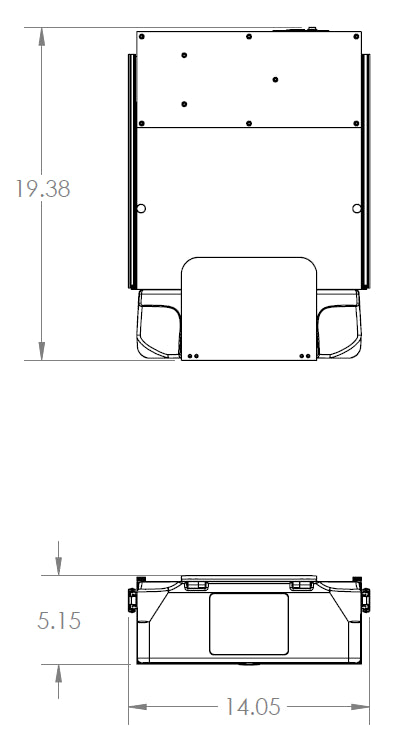 [Vaniman] Dental Drawer S – 10451 (Dental Dust Collector) ( 4 Mounting Options )