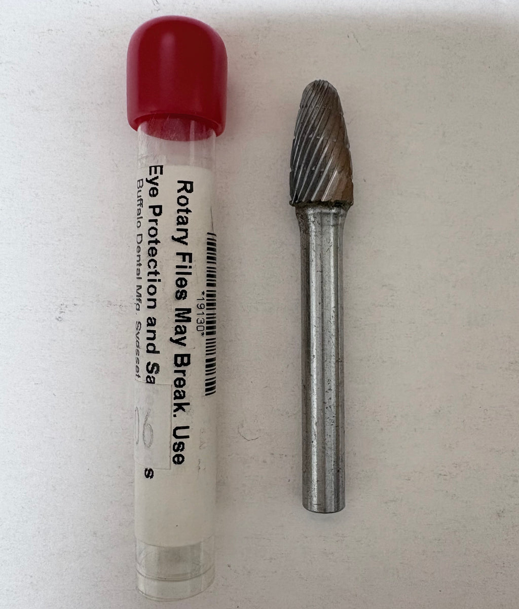 [BUFFALO] 3/8" LATHE BURS, DIAMOND CUT TUNGSTEN CARBIDE BUR  A 3/8 #19130