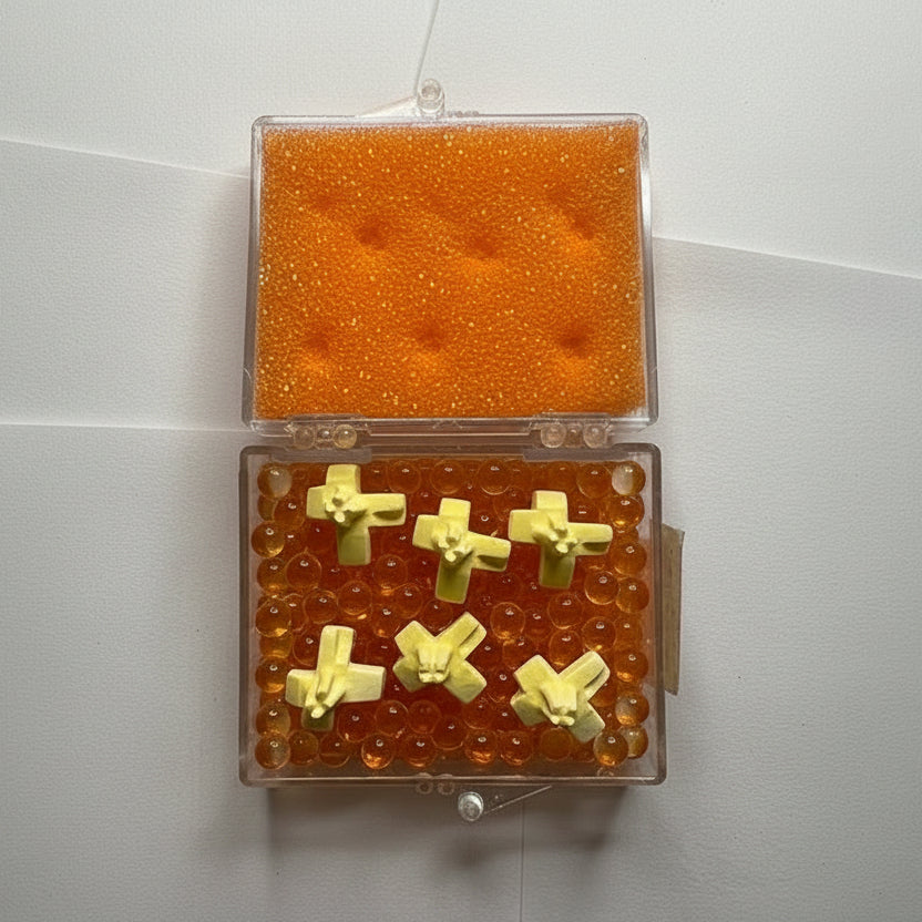 [Master Ceramist] Colored Pegs Small Yellow / Bicuspid (6pcs)