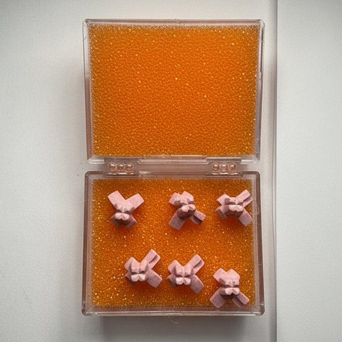 [Master Ceramist] Colored Pegs Small Pink / Molar (6pcs)