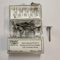 [Pacific Abrasive] Metal/Composite Silicone Polisher - Mounted Points, PU Coarse Grey, PU3 Handpiece (12/box)