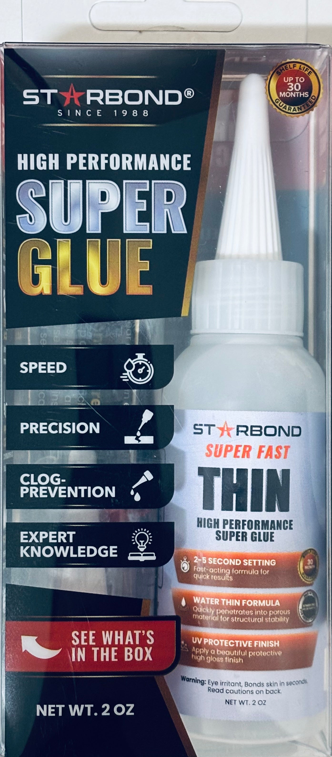 [Starbond] Super Fast Thin, Premium Instant CA (Cyanoacrylate Adhesive) Super Glue