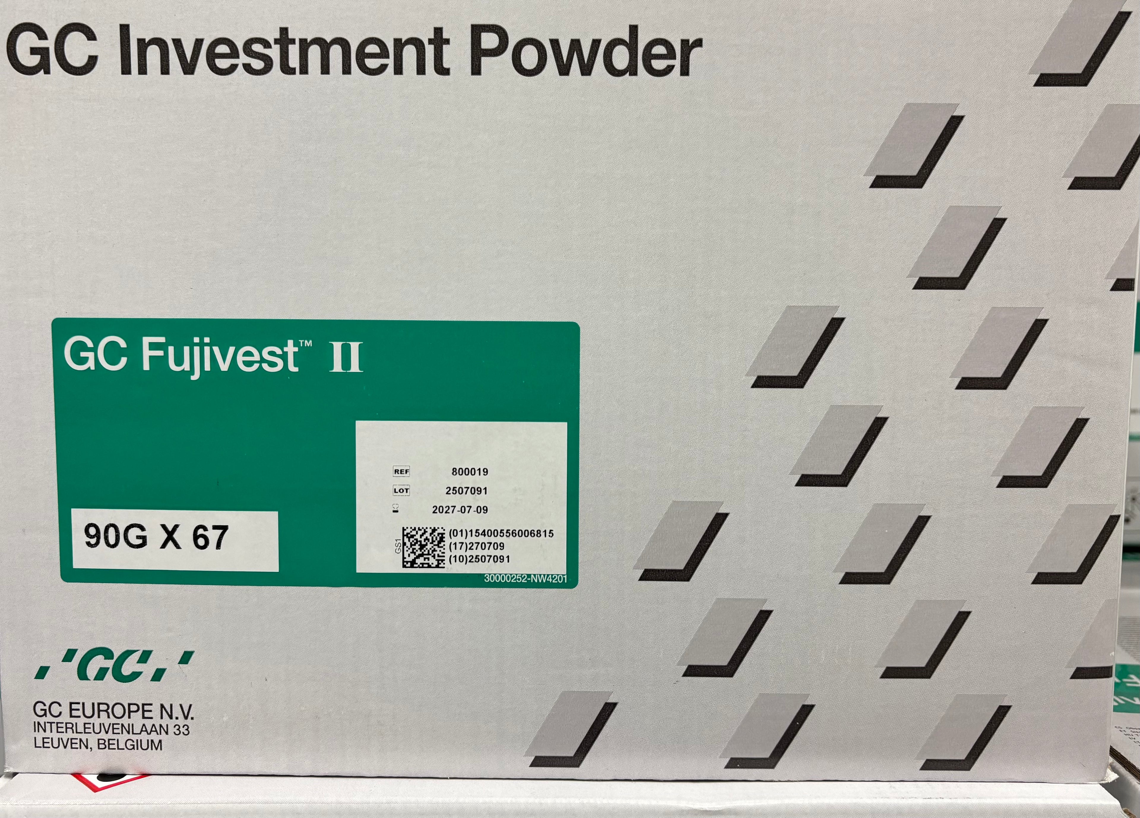 [GC] Fujivest II Casting Investment Phosphate Bonded Powder & Accessory LIquid