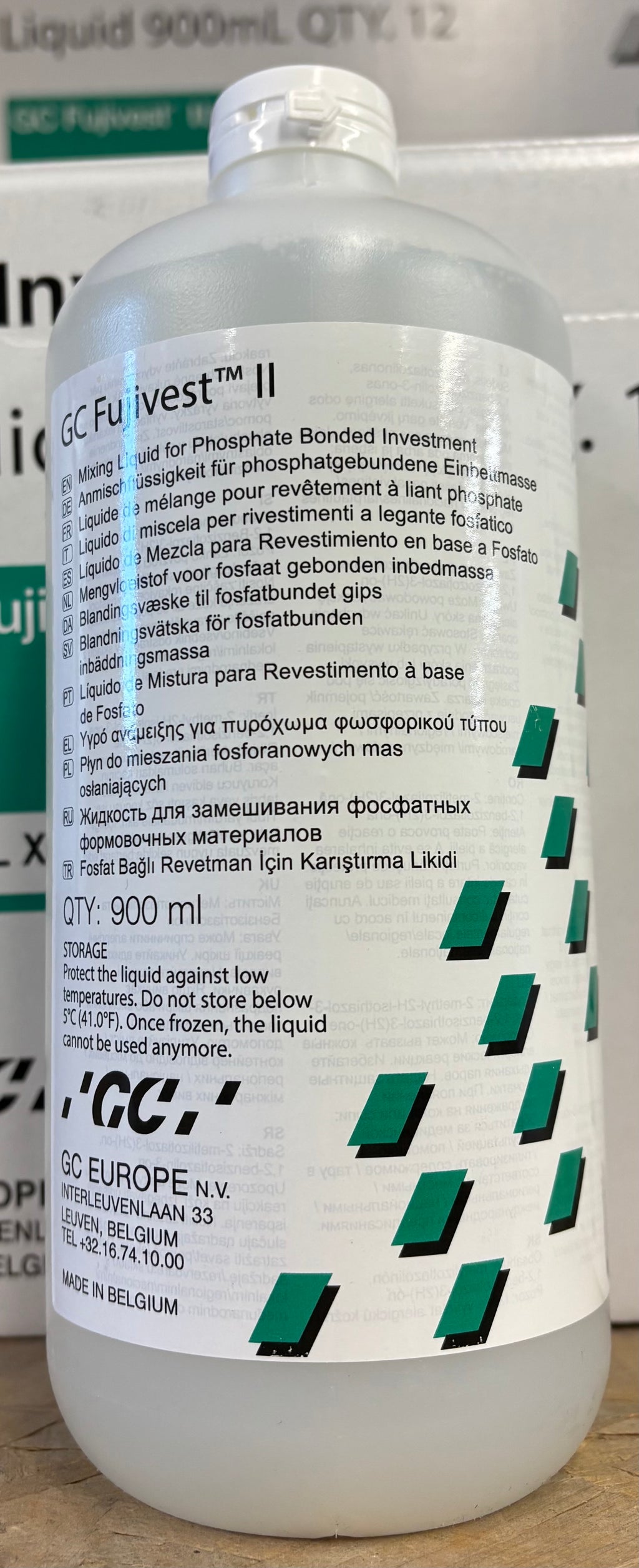 [GC] Fujivest II Casting Investment Phosphate Bonded Powder & Accessory LIquid