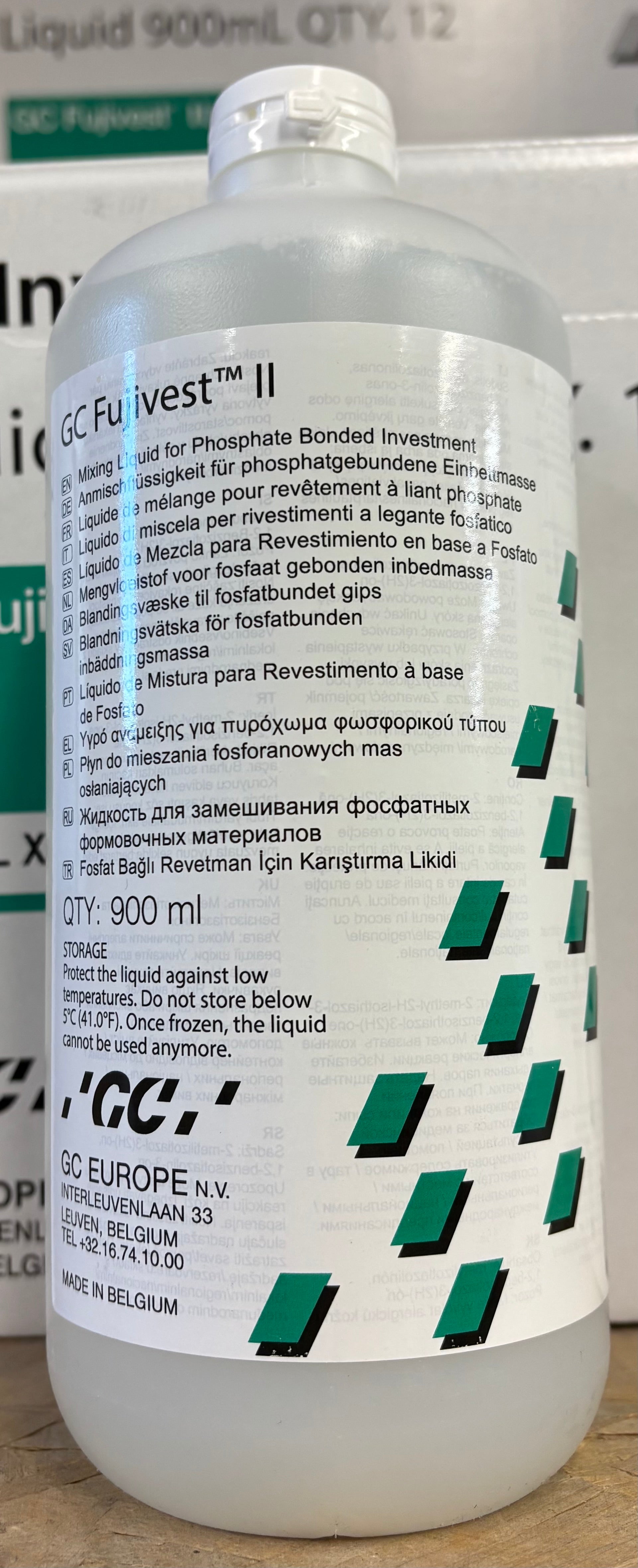 [GC] Fujivest II Casting Investment Phosphate Bonded Powder & Accessory LIquid